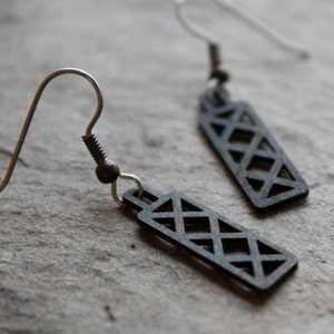 Bridge Truss Earrings | Short X Earrings