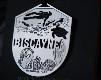 Biscayne National Park Ornament - Stainless Steel