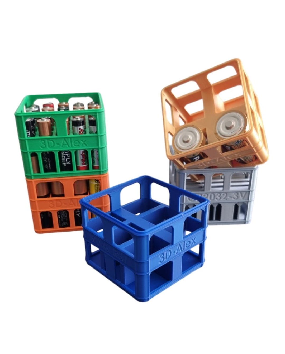 Battery Box Mini Box Mini Box Beer Crate Box for Battery AA_AAA_C_9V ...