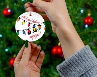 Ceramic Ornament, Nightmare Before Christmas, Jack Skellington, What's This, Oh I Can't Believe My Eyes, Christmas Decoration, Holiday Gift