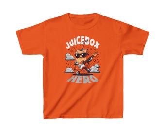 Fun Kids Tee, Juicebox Hero Kids Shirt, Children's Clothing, Fun Graphic Tee, Kids Gift, Music Fan Apparel