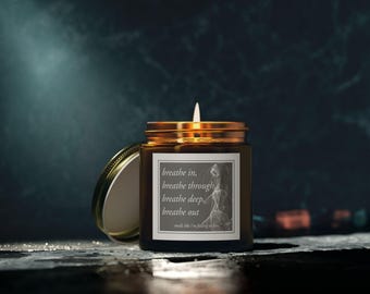 Taylor Inspired Candle, Labyrinth, Calming Aromatherapy, Meditation Candle, Self Care Gift, Spa