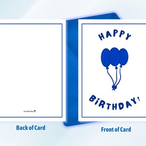 Cartão de feliz aniversário para imprimir