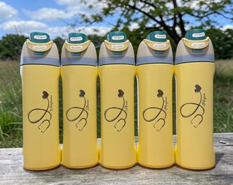 Custom Name Owala Bottle, FreeSip  Gift for Teacher Classroom, Daily Use Engraved Hydration Bottle for Nurse Appreciation Gift,  Nurse week