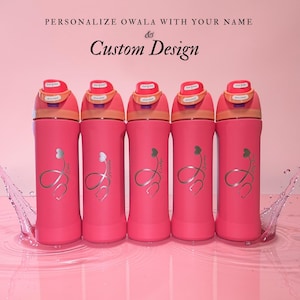 Personalized Owala FreeSip bottle with engraved name, ideal for nurses and healthcare workers. Perfect for hospital shifts and daily hydration. A practical and thoughtful gift for RN and medical professionals.