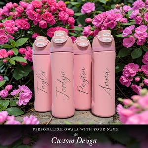 Personalized Owala FreeSip bottle with engraved name, ideal for nurses and healthcare workers. Perfect for hospital shifts and daily hydration. A practical and thoughtful gift for RN and medical professionals.