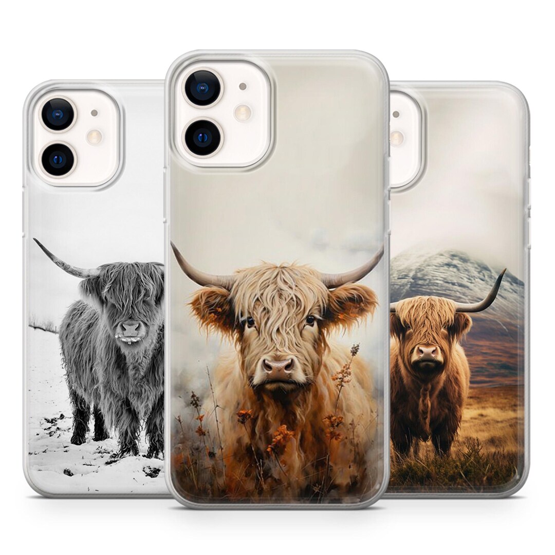 Angel Ranch Cell Phone Case Spotted Calf Hair