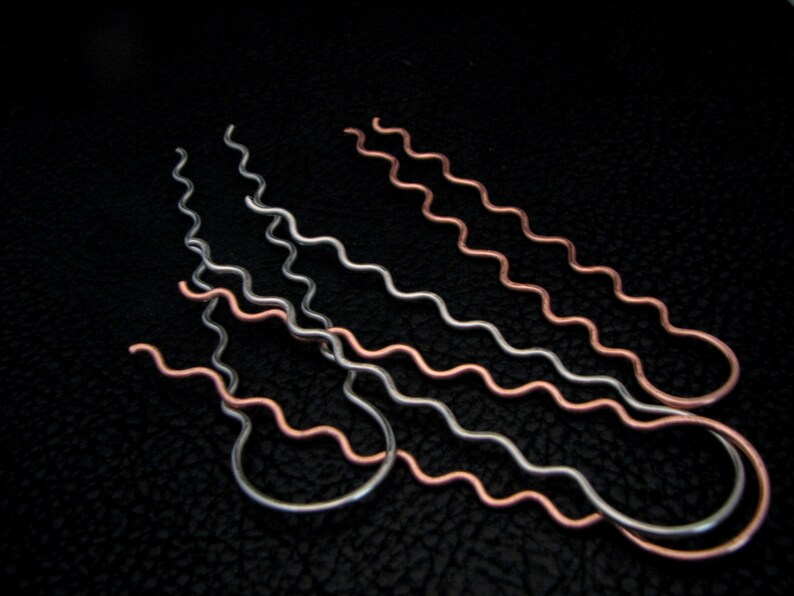 hair accessories bobby pins Wavy Hair Pins 3 inches long 2 pins hair care hair pick