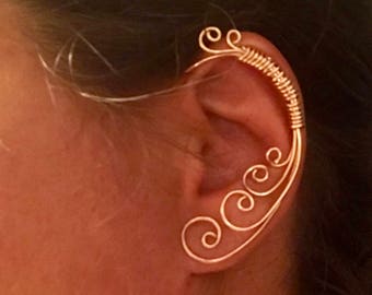 Bound to be Swirls, Vine earring, Jewelry, Ear Cuff, Vine Jewelry, ear jewelry, ear climber, ear wrap, ear jacket, non pierced