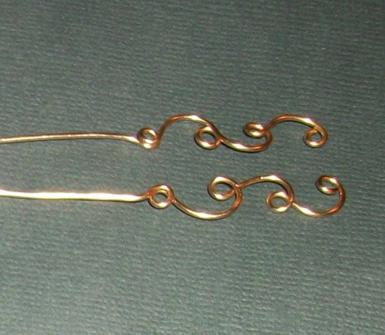 Beading pins Fancy headpin eye pin fancy eye pin jewelry Etsy