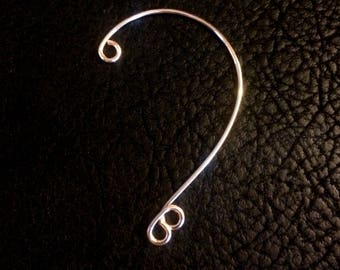 Ear Cuff, ear wire, ear wrap, ear jacket, earring component, ear climber, Simple 3 loop Drop Blank, beading supply