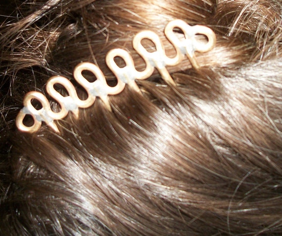 Hair Comb, hair decoration, hair fork, metal hair comb, hair pick, hair stick, wire, decorative combs