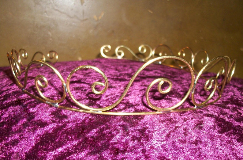 Swirls Tiara Wedding crown hair accessories wedding Etsy