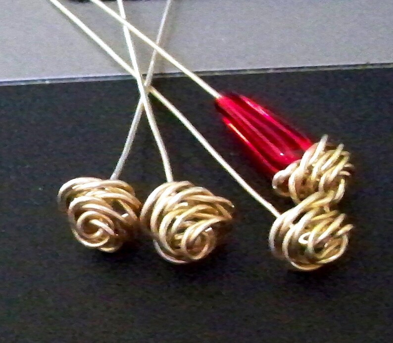 Rose Head Pin Jewelry Finding Jewelry Accessories Fancy Etsy