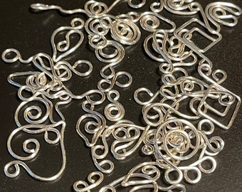 Small lot of Silver Swirls Grab Bag