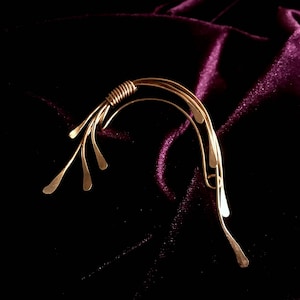 Paddle Ear Cuff, Vine Jewelry Ear Cuff, Vine Jewelry, ear jewelry, ear climber, ear wrap, ear jacket, non pierced