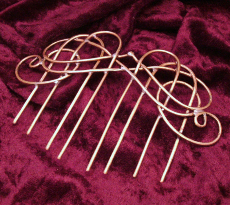 Hair Comb Hair fork Hair accessories Hair jewelry rustic Etsy