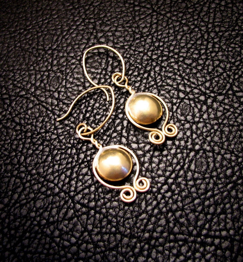 ancient jewelry Brass jewelry Ancient Inspired greek earrings Brass Earrings roman earrings brass earrings