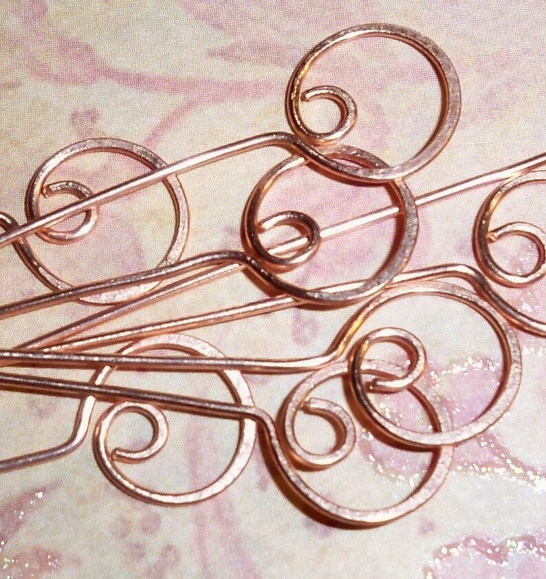Swirl Head Pins Eye Pins Beading Supplies Hoop Eye Pins Etsy