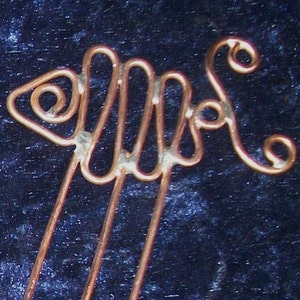 Something Fishy, Hair Fork, hair pick, hair pin, hair accessories, decorative comb image 2