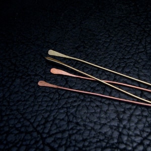 Fancy Headpin, pin findings, jewelry findings, beading accessories, wire headpins, Paddle Pin, 8