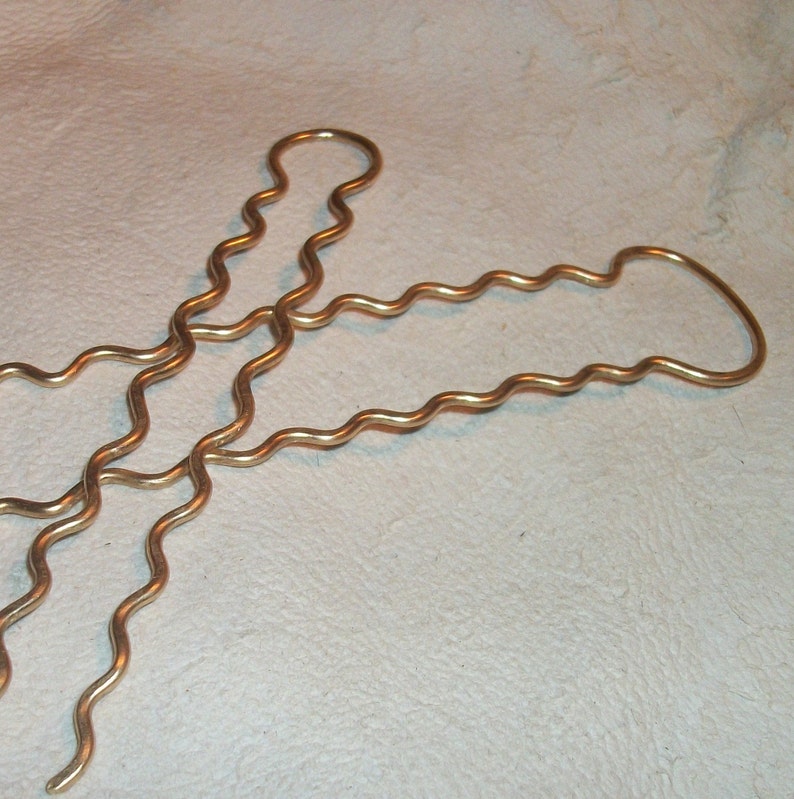 hair accessories bobby pins Wavy Hair Pins 3 inches long 2 pins hair care hair pick