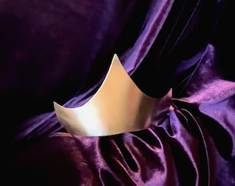 Inspiration Red Jasmine Tiara, Brass Crown, Princess Tiara,