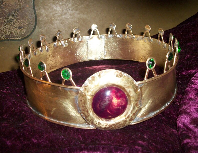 renaissance crown kings crown cosplay crown mens accessories costume Mens Beowulf Crown medieval crown