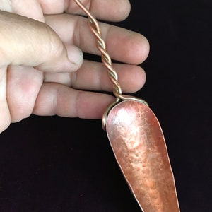 Small Rustic copper scoop, shovel, small shovel, copper tool, kitchen utensil, terrarium shovel