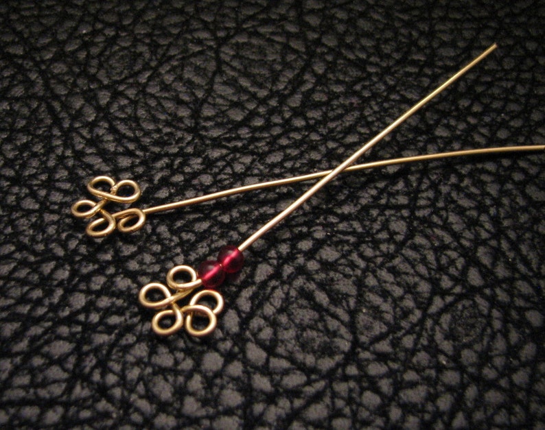 Fancy Headpin Eye Pin Jewelry Finding Jewelry Component Etsy