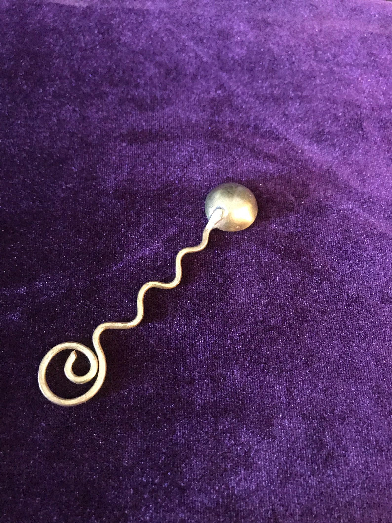 Tiny Spice Spoon Spice Spoon Brass Spoon Herb Spoon Salt Etsy