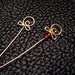 Hoop Loop Eye Pin, Fancy Headpin, Headpin, Jewelry Finding, Beading ...