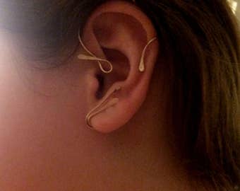 Beautiful inspiration Beauty and the Beast Vine Jewelry Ear Cuff,  Vine Jewelry, ear jewelry, ear climber, ear wrap, ear jacket, non pierced