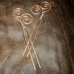 Twisted Hair Pins, hair sticks, hair accessories, statement hair pins, hair pins