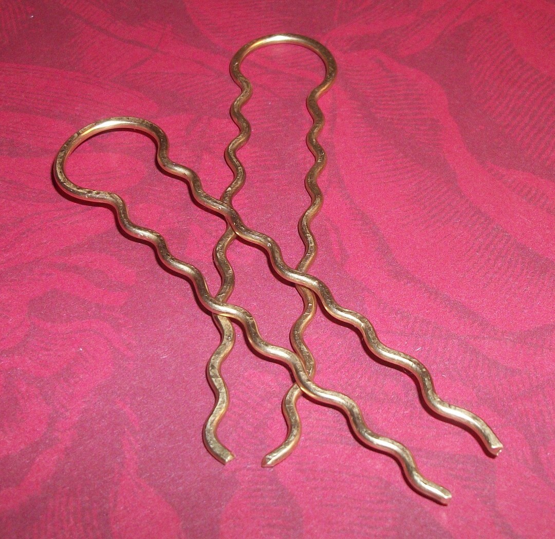 Brass Hair Pins, Hair Accessories, Bobby Pins, Wedding Accessories, 3