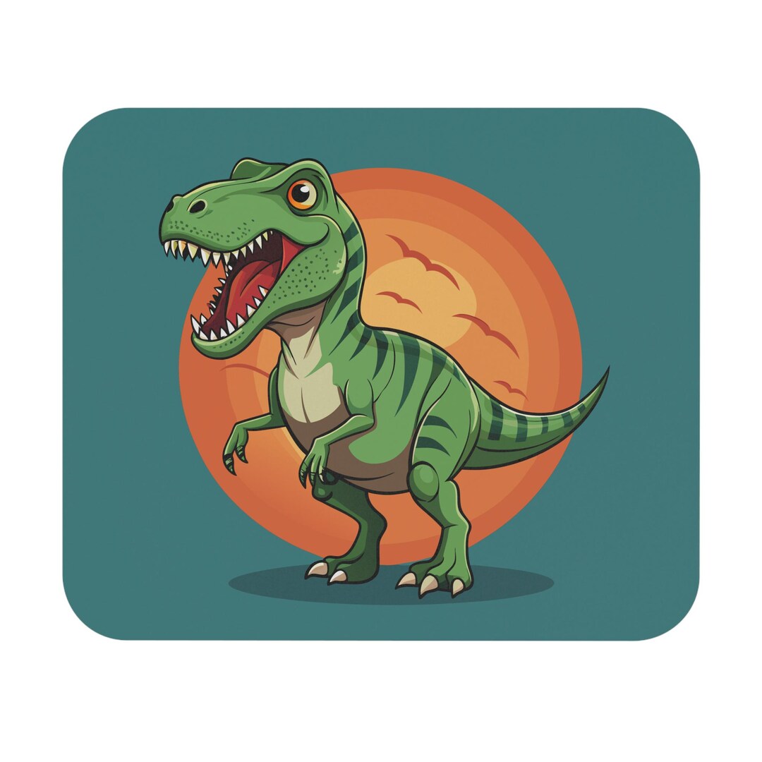 Tyrannosaurus T-rex Dinosaur Mouse Pad - Etsy