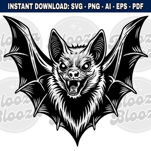 Wampir Nietoperz Straszny Halloween Szkic Czarny Natychmiastowy Clipart Pobierz Projekt SVG PNG EPS pdf
