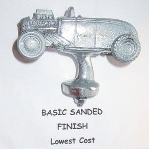 Topper hood ornament mascot Rat rod Jalopy car 3&quot; long sanded aluminum USA made