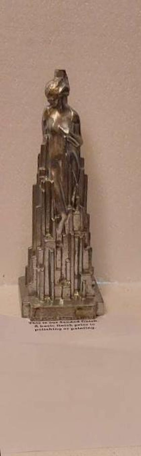 Frankart's Spirit of  Modernism in several finishes, not wired or wired. USA made