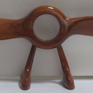 Wooden Large Mantel ~Quartz ~Propeller Clock ~ Seaplane ~Item 287