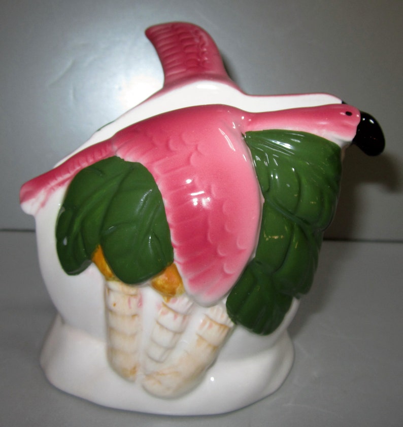 A Flamingo Napkin Holder Ceramic Etsy