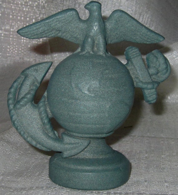 A USMC Marine Corps Insignia Narrow Bottle Opener in several different aluminum finishes and made in the USA