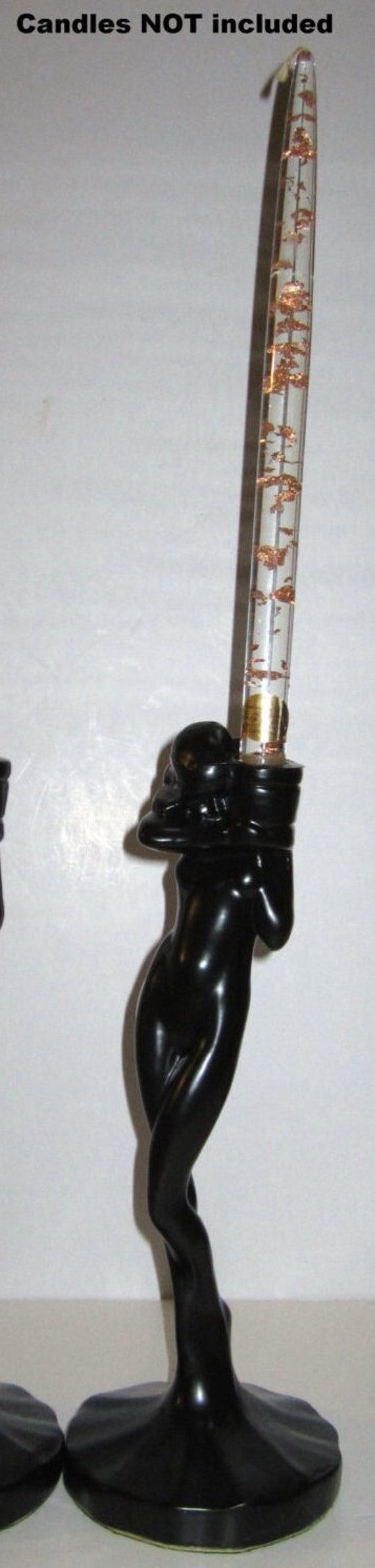Frankart Nymph Standing Nude Candlestick ~Art Deco ~ in a Several different finishes - Made in USA a SINGLE - ONE