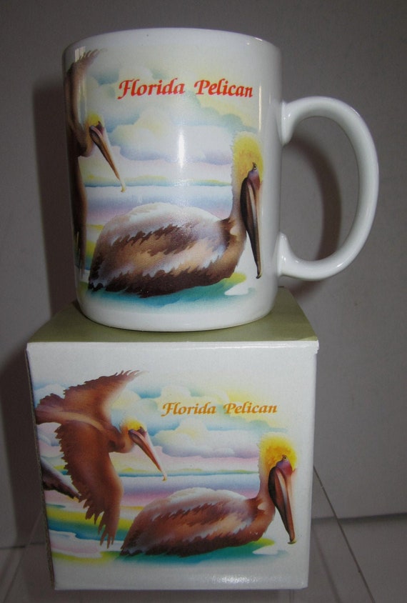 A Florida Pelican Ceramic Mug  - Item #4103
