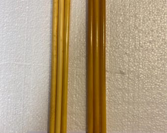 Vintage Bakelite Catalin Round 1/4" diameter x 7" and 8gr Rods in a BEIGE IVORY color AMERICAN