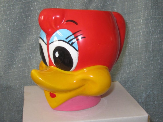 A Vintage Large Walter Lantz  ~ Winnie Woodpecker a large 16 ounce Ceramic Coffee Mug  from Woody Wood Pecker ~ Style #U714