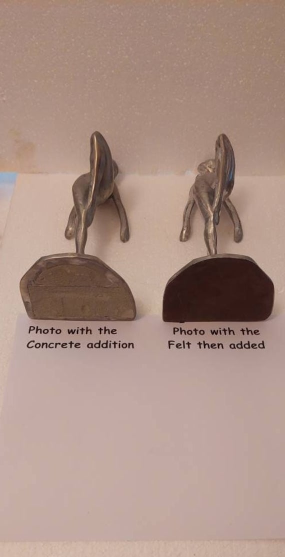Bookend or paperweight or lamp CONCRETE WEIGHTING SERVICE, pay by the piece