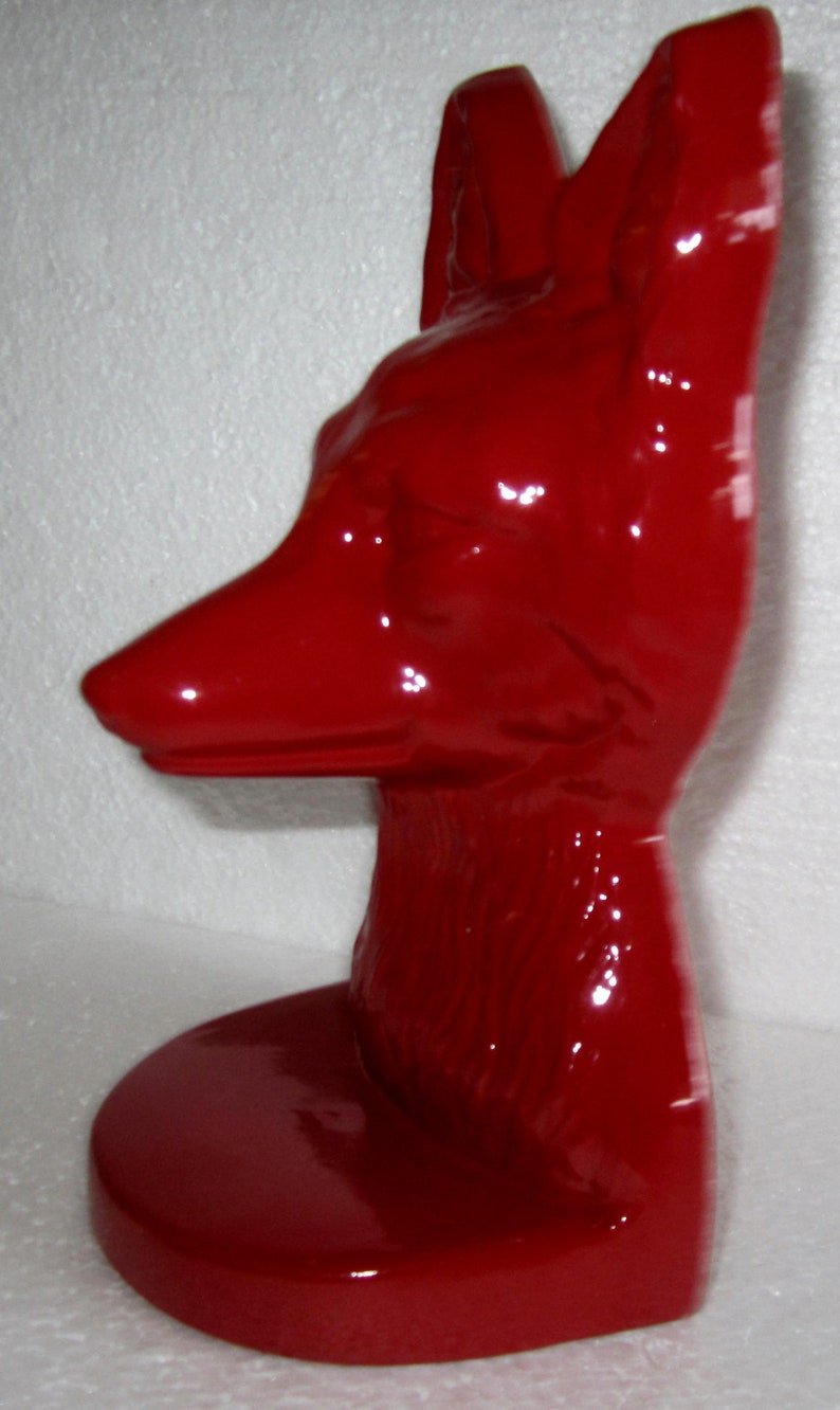 Vintage Fox Bust Bookend or Doorstop in Several Finishes Etsy