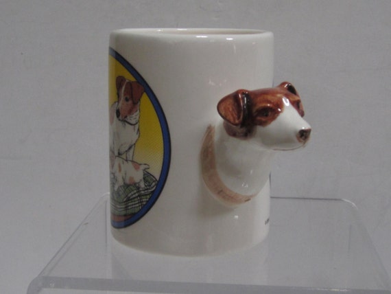 A Vintage Jack Russell Terrier Coffee or Tea 13 ounce Mug - Cup  - Style #4117