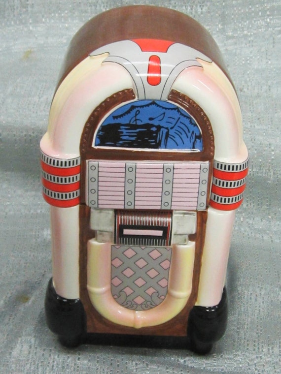 Wurlitzer 3" Jukebox Salt & Pepper Shakers S and P ceramic NOS new old stock Style 481